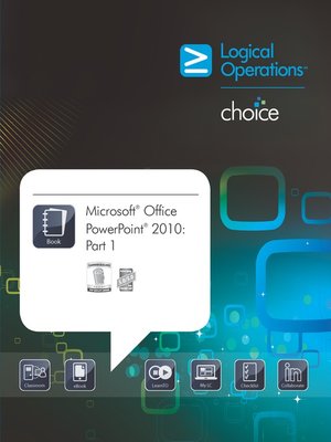 cover image of Microsoft Office PowerPoint 2010, Part 1